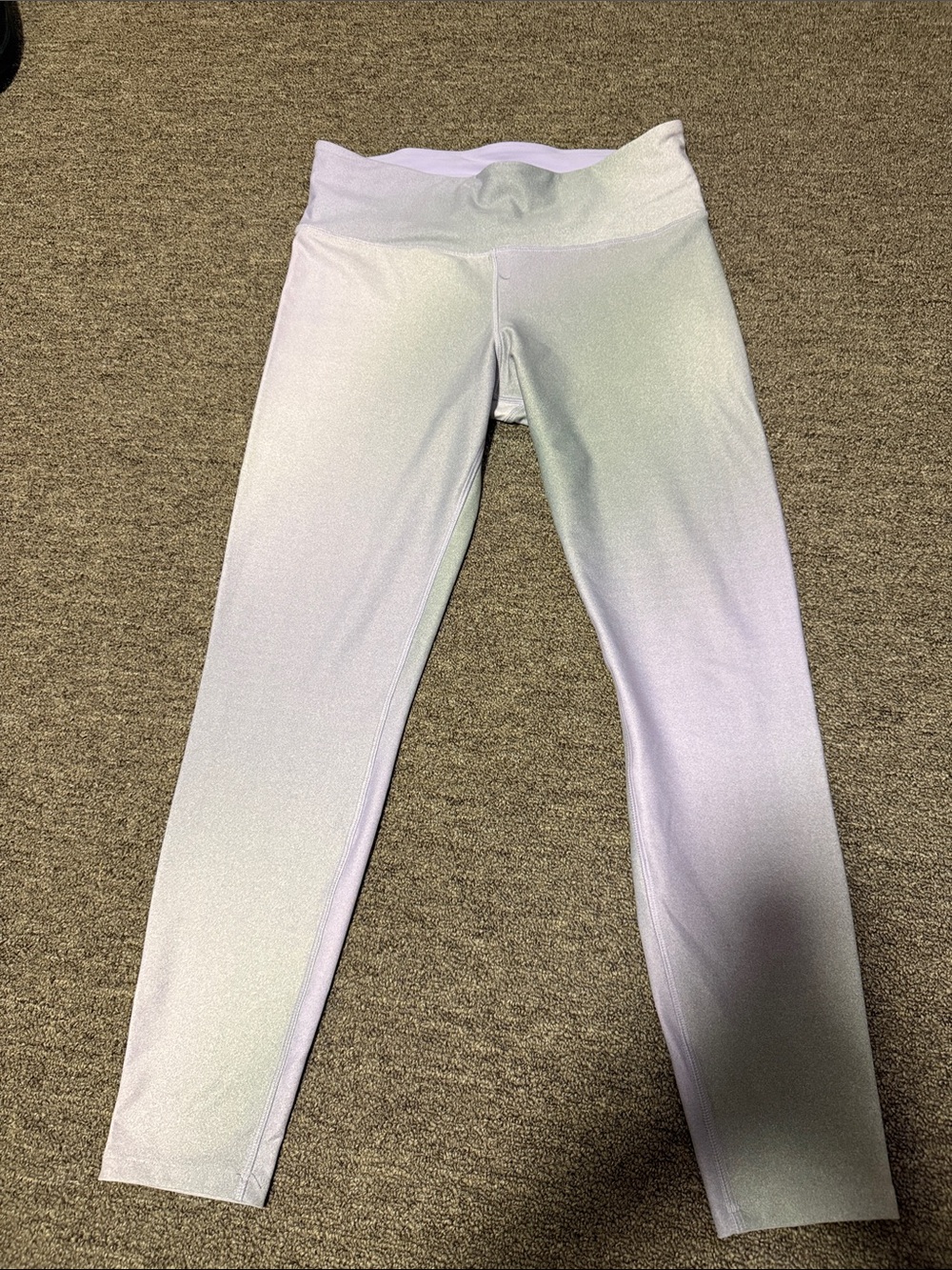 Reebok Women’s Pale Lavender High-Waist Leggings